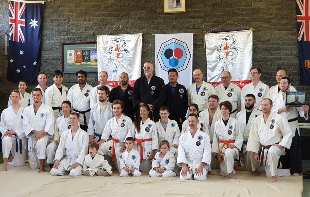 Academy students after presentation of gradings